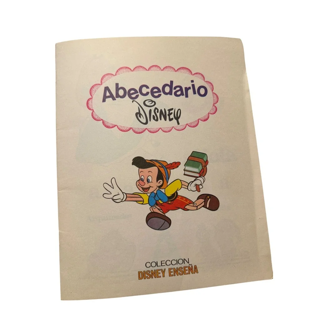 Rare Find!‎ Abecedario Disney Spanish Alphabet Book Ediciones Susaeta Spain 1971